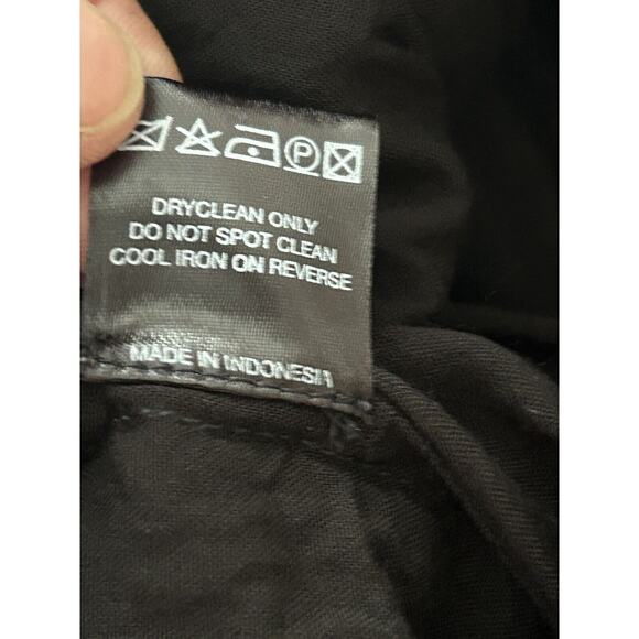 Magali Pascal womens Tiered Mini Skirt Elastic Waist Navy Floral Print M Ruffled - Picture 9 of 10